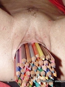 Pen, Mais And Other In Pussy