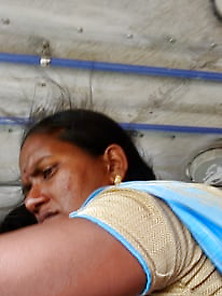 Tamil Aunty In Bus