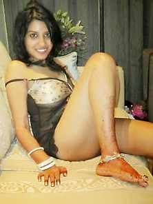Hot Sexy And Almost Naked Indian Brides In Honeymoon