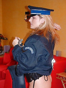 She Is Play Police Girl