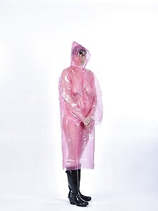 Pink Rain Poncho