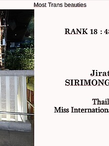 18Th Miss World Category : Jiratchaya Sirimongkolnawin