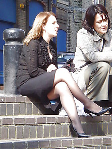 Candid Street Pantyhose Tights Stockings 2