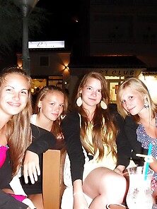 Four Hot Amateur Girls At Besch