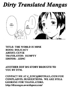 Manga - The World Is Mine