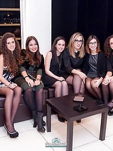 Teens Babes In Black Nylon Pantyhose Stockings Gallery