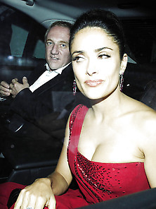 Salma Hayek Red Dress 2009
