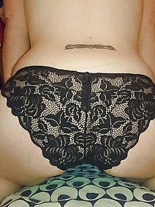 Sexy Milf Wife's Hot Ass In Lacey Knickers