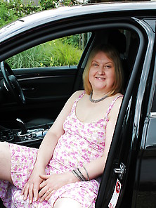 Lynne From The Midlands In The Car