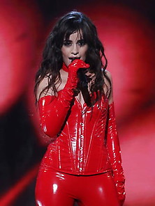 Camila Cabello In Red Pvc