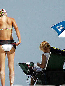 Maria Sharapova Looking Hot In A Little Bikini
