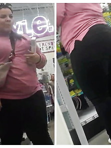 Hot Fat Ass Latina In Store