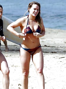Hilary Duff -Strong Ass Bikini Beach Pics-