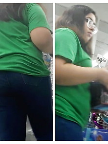 Beautiful Thick Latina Teen Worker