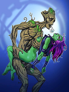 Cartoon : Gamora Xx Guardians Of The Galaxy