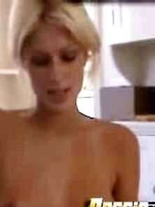 Kinky Naughty Paris Hilton In A Topless Monologue