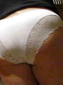 Wife Ass In White Panties