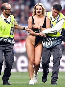 Kinsey Sue At The Champions League Final