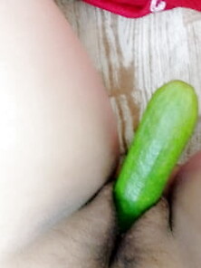 Masturbation With Cucumber