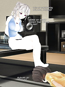 Sock Slave Girl - Hentai 3D (Anime)