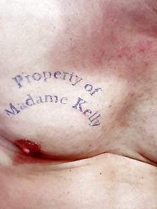 The Marking Of My Pig By A Tattoo