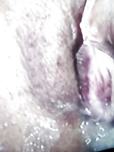 Mrs Pink Pussy Cum Soaked Beaver.