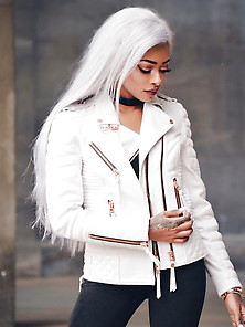 White Leather Jacket 1 - By Redbull18