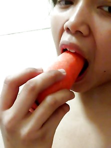 Sexy Laura 19Yrs My Indo Slave Love Vegetables