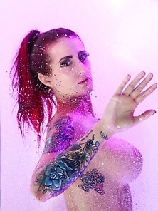 Tana Lea Takes A Hot Shower