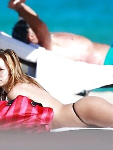 Ashlen Alexandra Topless At The Beach In Miami