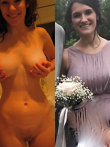 Hot Amateur Milf Wife Exposed Dressed Undressed