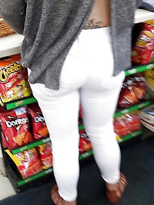 Ass In White Jeans
