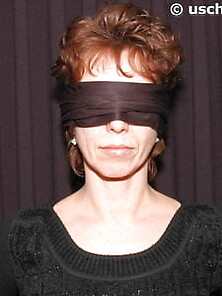 Photo Shoot With The Submissive Milf Angie Blindfolded