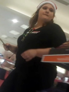 Big Booty White Girl Store Worker