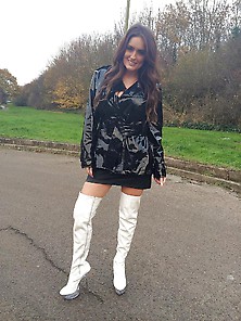 Pvc Boots Leather Latex