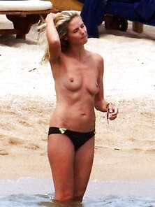 Heidi Klum Topless While On Vacation