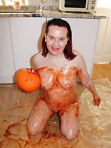 Halloween Messy Pumpkin