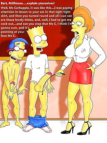 Marge,  Bart,  Lisa & Maggie