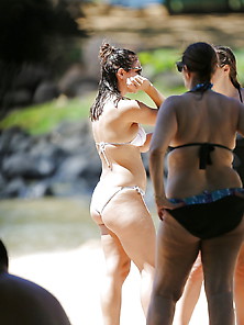 Katharine Mcphee Beach Bikini Body In Hawaii 8-27-17