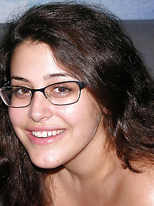 Glasses Wearing Amateur Girl - True Amateur Models