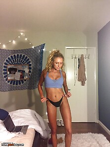 Sporty N Sexy Amateur Blonde