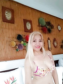 Blonde Busty Spanish Mil On Vacation