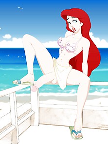 Ariel Little Mermaid Disney Teen - Porn Cartoon And Real