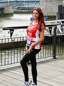 Amy Childs Looking Bootylicious In Spandex
