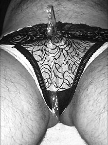Black & White Panty Pissing