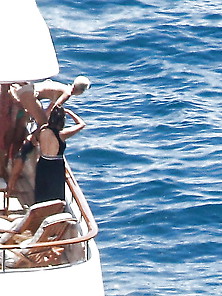 Katy Perry Bikini On A Yacht In Italy 7-11-17