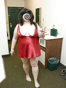 My Wife! Motel & Prepped For Her Date,  Red Nighty.