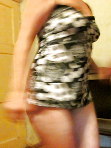 Lili Dancing In A Dress (Photo On The Phone)