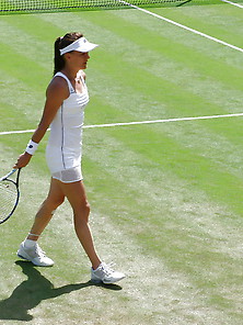 Agnieszka Radwanska Playing Tennis