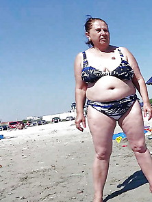 Spy Beach Mature Woman Romanian